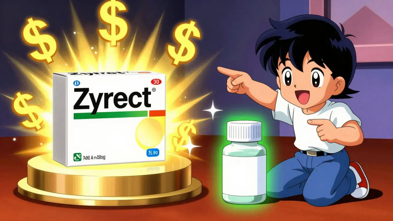 Anime style comparison showing cheap generic vs expensive brand